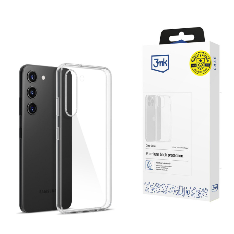 3MK Clear Case Samsung Galaxy S23 caurspīdīgs vāciņš, 3MK4399