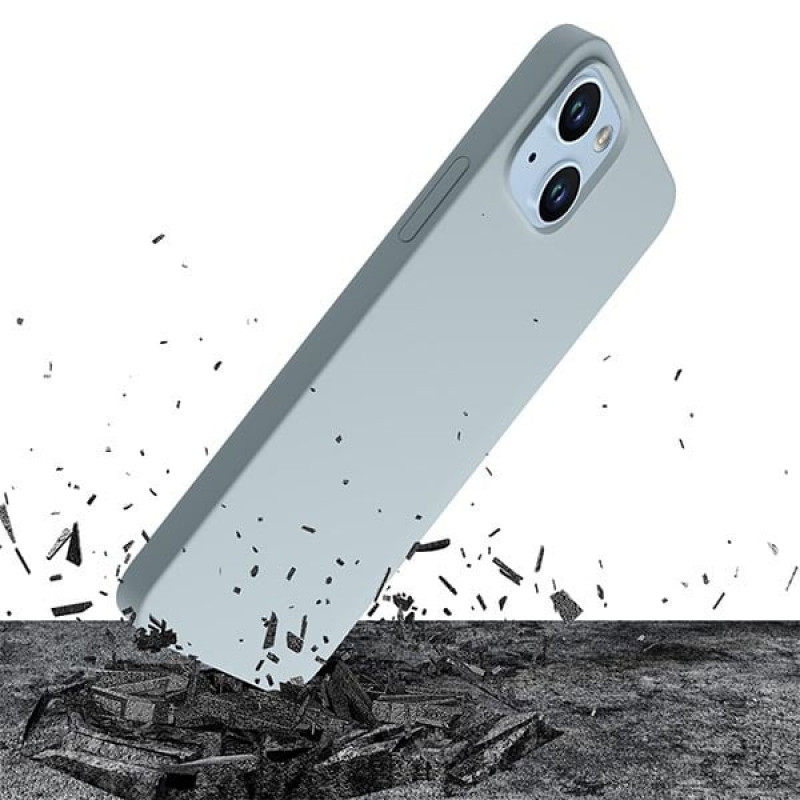 3MK Hardy Case MagSafe Apple iPhone 14 Plus / 15 Plus silikona futrālis, zils