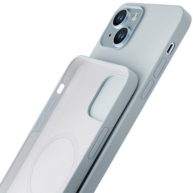 3MK Hardy Case MagSafe Apple iPhone 14 Plus / 15 Plus silikona futrālis, zils