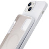 3MK Hardy Case MagSafe Apple iPhone 14 Plus / 15 Plus silikona maciņš, balts
