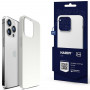 3MK Hardy Case MagSafe Apple iPhone 14 Pro Max silikona futrālis, balts