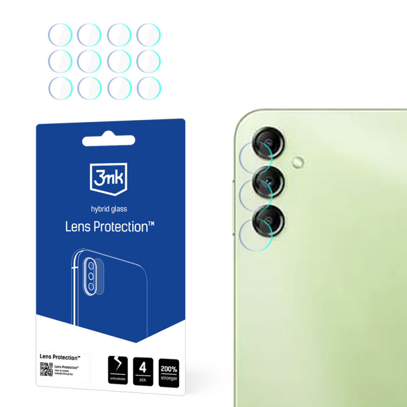 3MK Lens Protect Samsung Galaxy A14 5G kameras objektīva aizsargs (4 gab.)