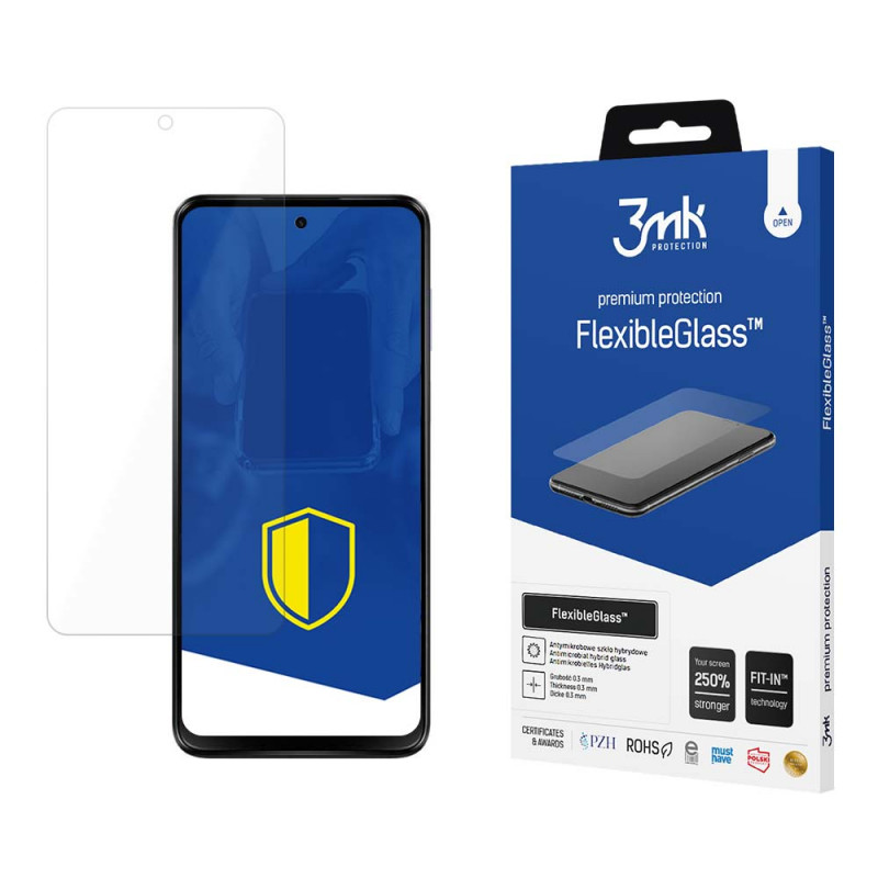 3MK FlexibleGlass Motorola Moto G13/G23 hibrīdā stikla ekrāna aizsargplēve, 3MK4513
