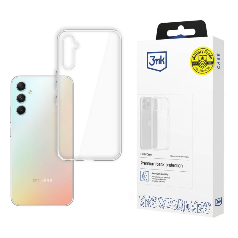 3MK Clear Case Samsung Galaxy A34 5G caurspīdīgs vāciņš, 3MK4600