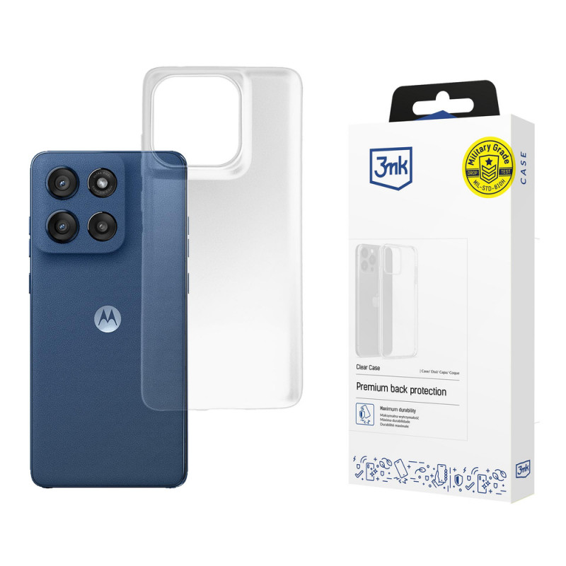 3MK Clear Case vāciņš Motorola Moto Edge 60 / 60 Fusion, caurspīdīgs