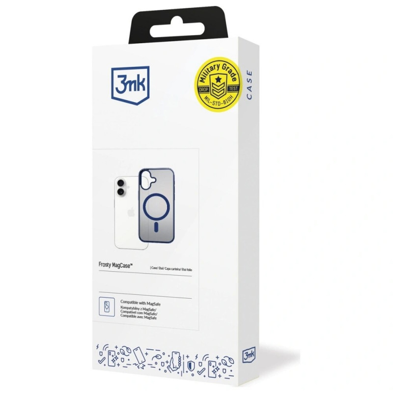 3MK Frosty MagCase Apple iPhone 17 maciņš, zils