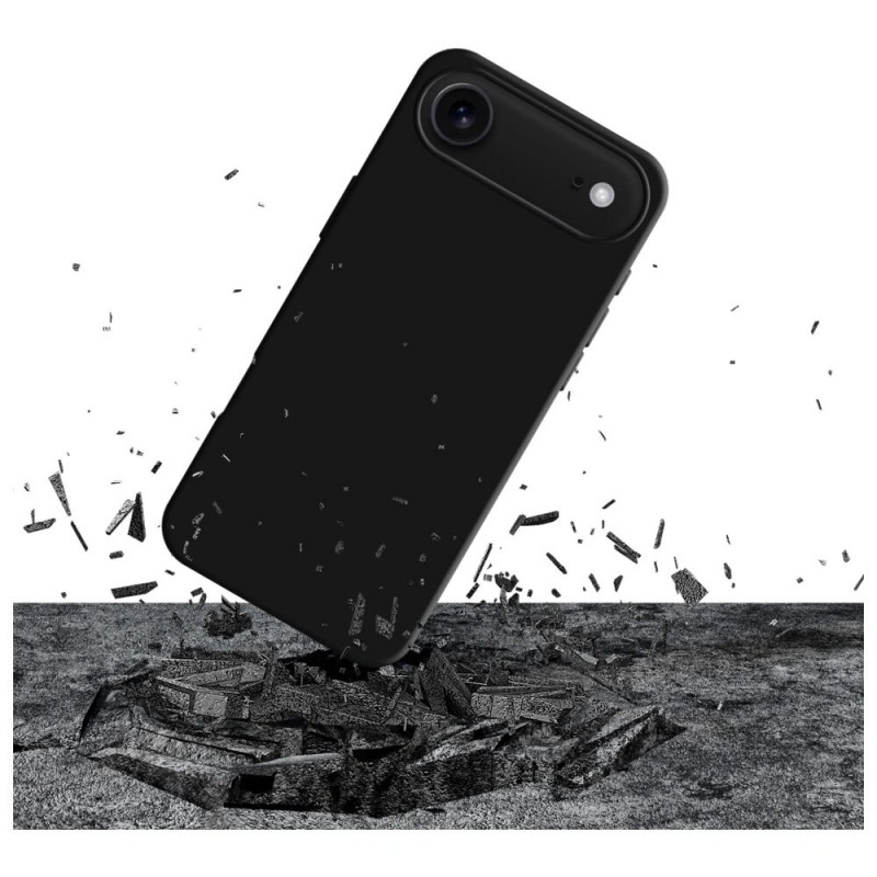 3MK Silicone Case Apple iPhone Air vāciņš, melns