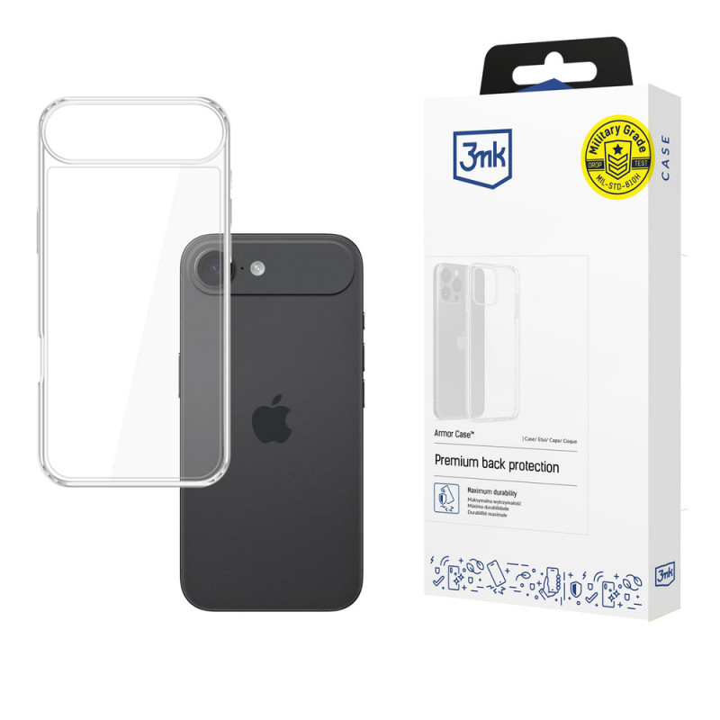 3MK Armor Case Apple iPhone Air, caurspīdīgs