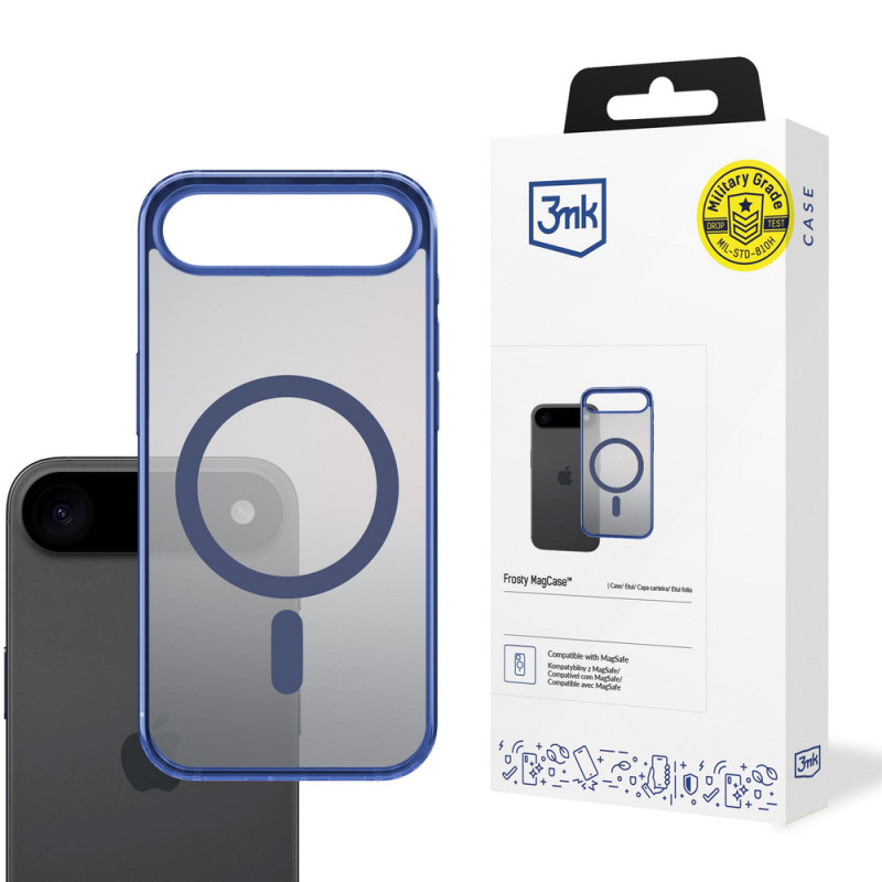 3MK Frosty MagCase Apple iPhone Air vāciņš, zils