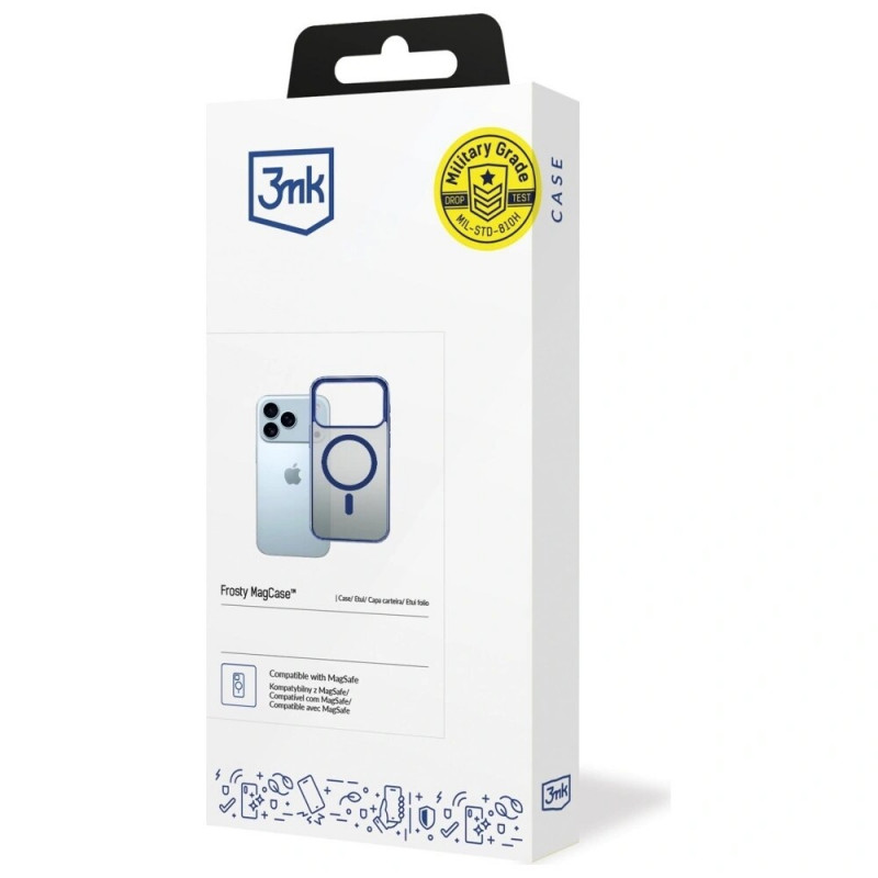 3MK Frosty MagCase Apple iPhone 17 Pro vāciņš, zils