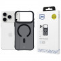 3MK Smoke MagCase vāciņš Apple iPhone 17 Pro Max, melns, daļēji caurspīdīgs