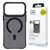3MK Smoke MagCase vāciņš Apple iPhone 17 Pro Max, melns, daļēji caurspīdīgs