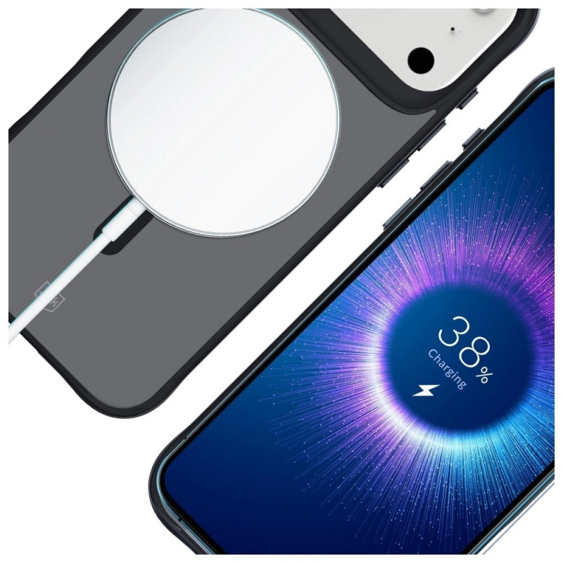 3MK Smoke Matt MagCase vāciņš Apple iPhone 17 Pro, melns