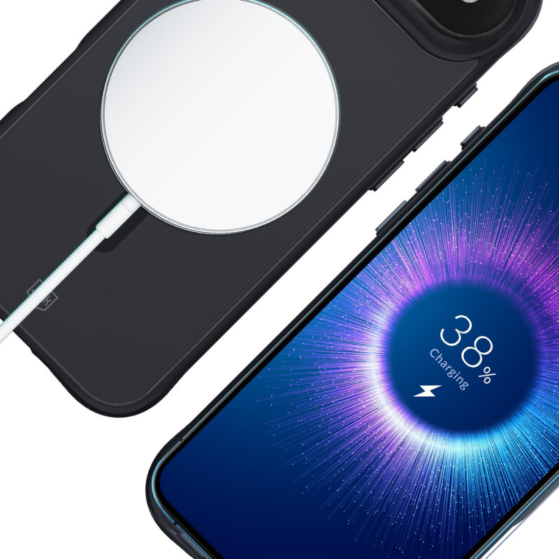 3MK Smoke Matt MagCase vāciņš Apple iPhone Air, melns