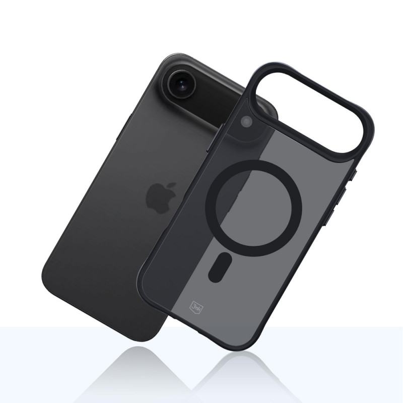 3MK Smoke Matt MagCase vāciņš Apple iPhone Air, melns