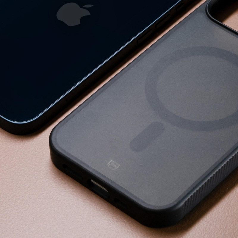 3MK Smoke Matt MagCase vāciņš Apple iPhone Air, melns