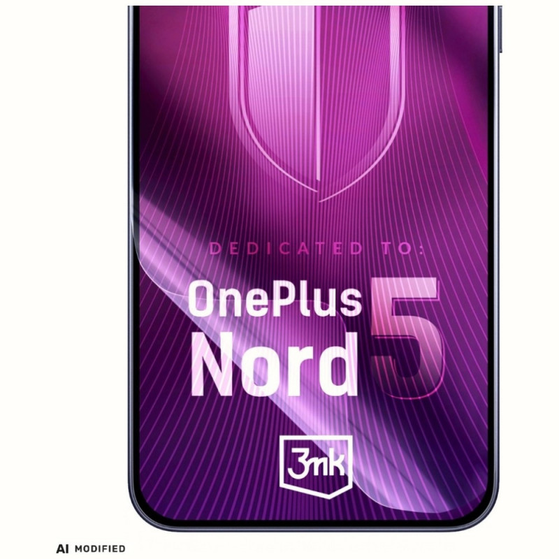 3MK FlexibleGlass OnePlus Nord 5 hibrīda stikla ekrāna aizsargplēve