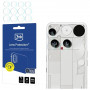 3MK Lens Protection Nothing Phone (3) kameras objektīva aizsargs (4 gab.)