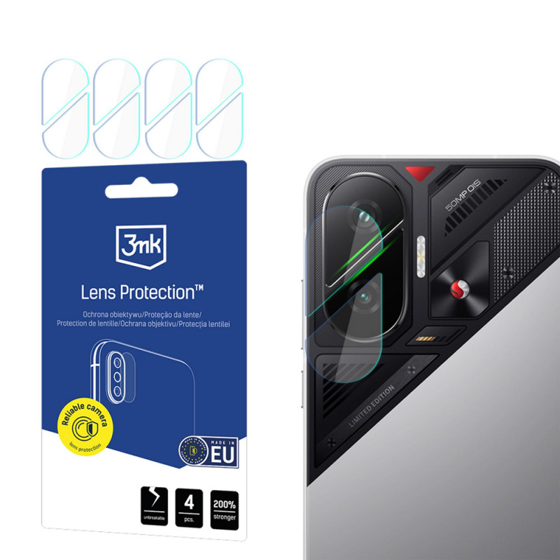 3MK Lens Protection kameras objektīva aizsargs Xiaomi Poco F7 (4 gab.)