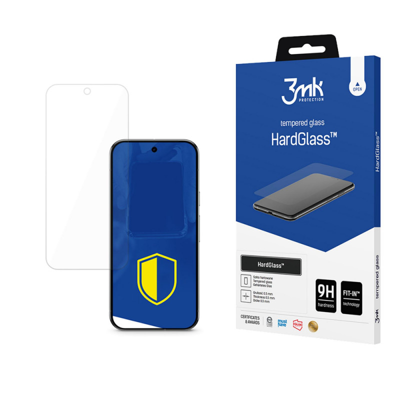 3MK HardGlass rūdītais stikls Google Pixel 10 / 10 Pro