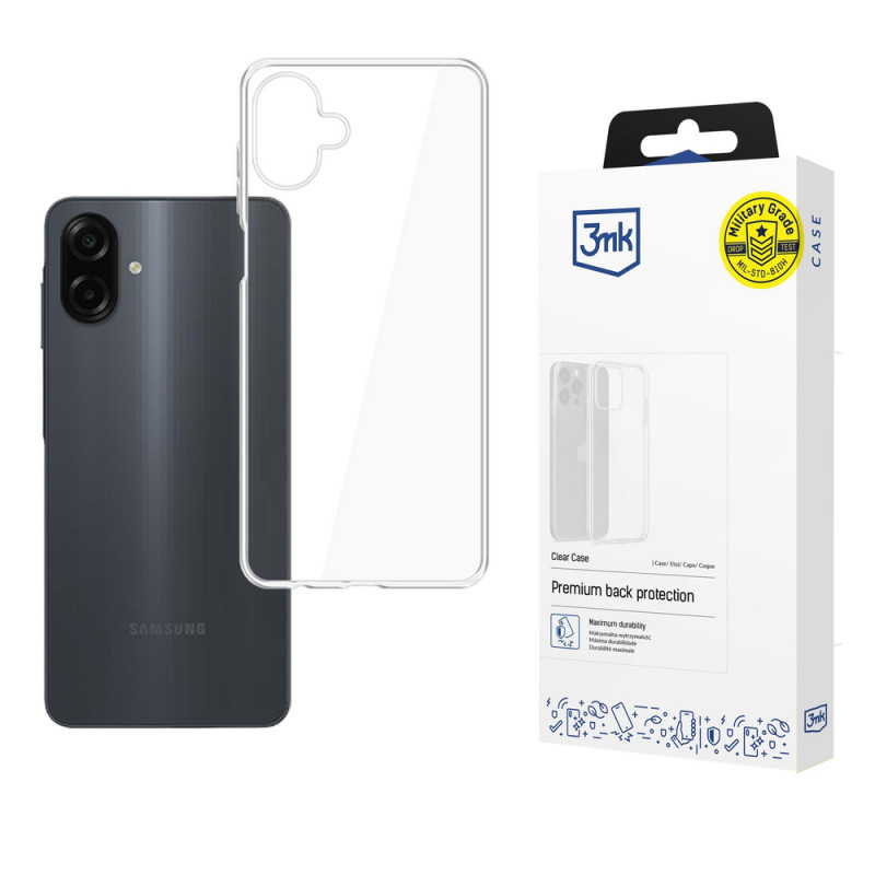 3MK Clear Case Samsung Galaxy A07 4G, caurspīdīgs