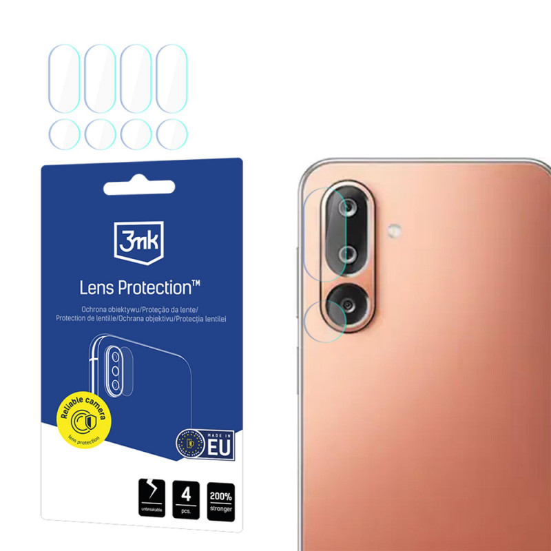 3MK Lens Protection kameras objektīva aizsargs Samsung Galaxy M36 (4 gab.)