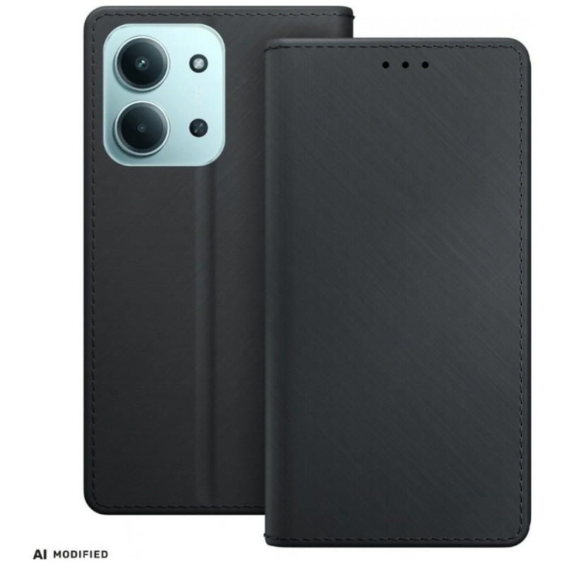 3MK Wallet Case vāciņš Redmi 15C 4G / 5G (171 mm) / Poco C85 4G, melns