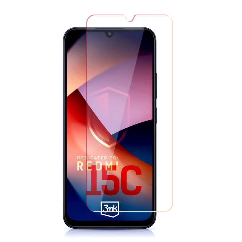 3MK HardGlass rūdītais stikls priekš Redmi 15C 4G / 5G (171 mm) / Poco C85 4G