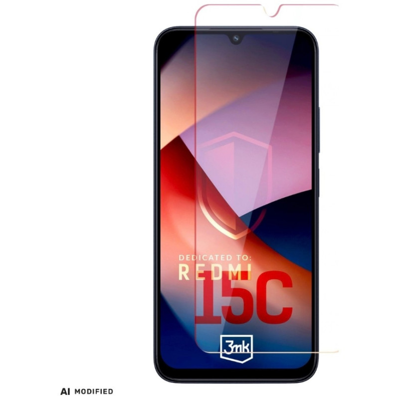 3MK HardGlass rūdītais stikls priekš Redmi 15C 4G / 5G (171 mm) / Poco C85 4G