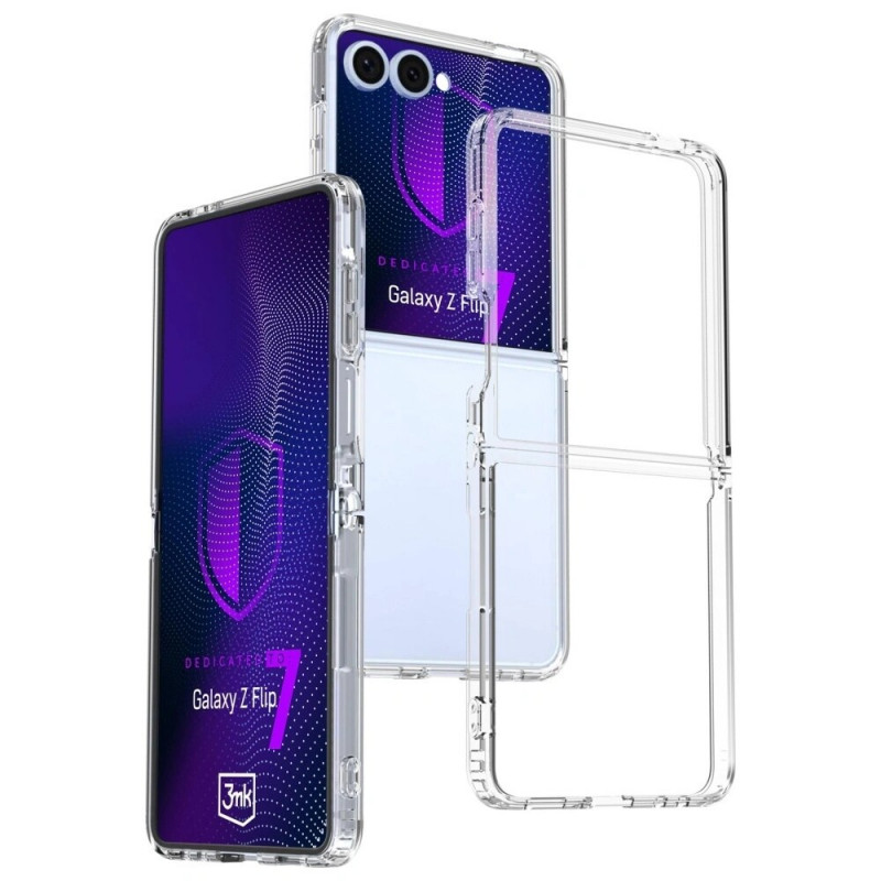 3MK Armor Case korpuss Samsung Galaxy Z Flip7, caurspīdīgs