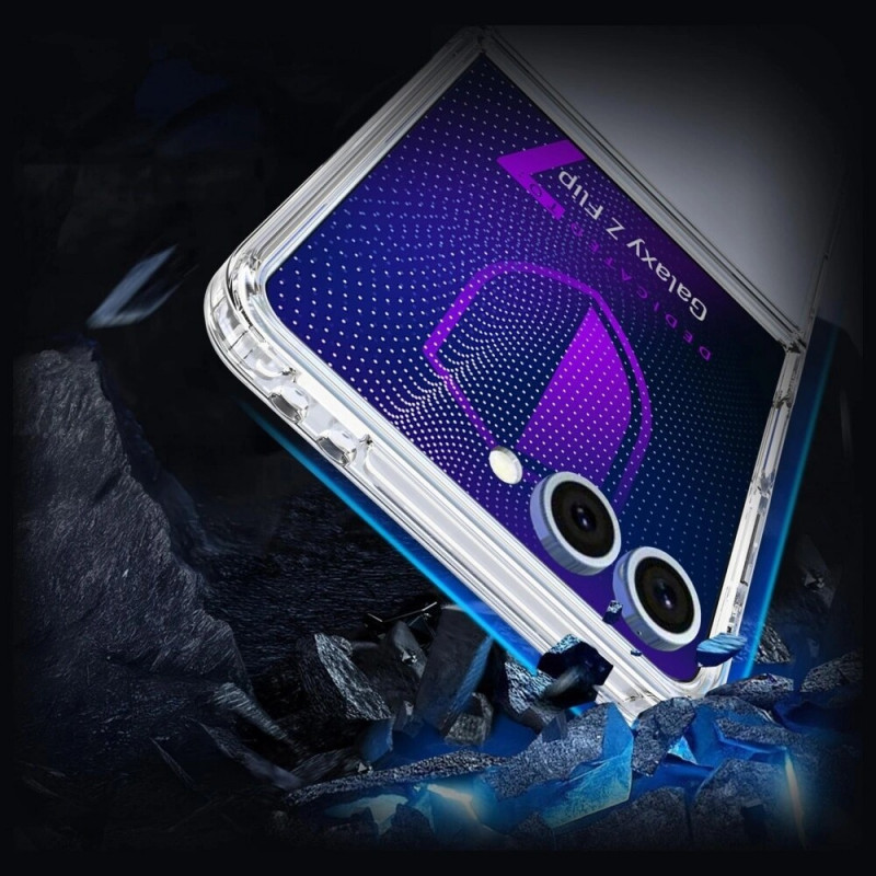 3MK Armor Case korpuss Samsung Galaxy Z Flip7, caurspīdīgs