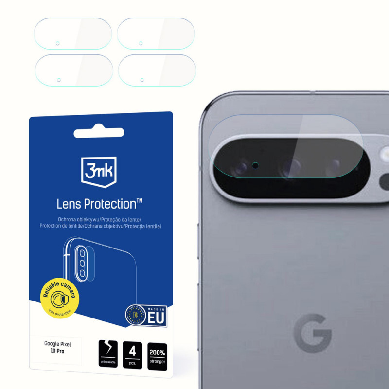 3MK Lens Protection kameras objektīva aizsargs Google Pixel 10 Pro (4 gab.)