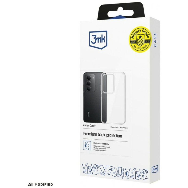3MK Armor Case vāciņš Redmi 15 4G / 15 5G, caurspīdīgs