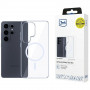 3mk Clear MagCase Samsung Galaxy S26 Ultra aizsargapvalks, caurspīdīgs