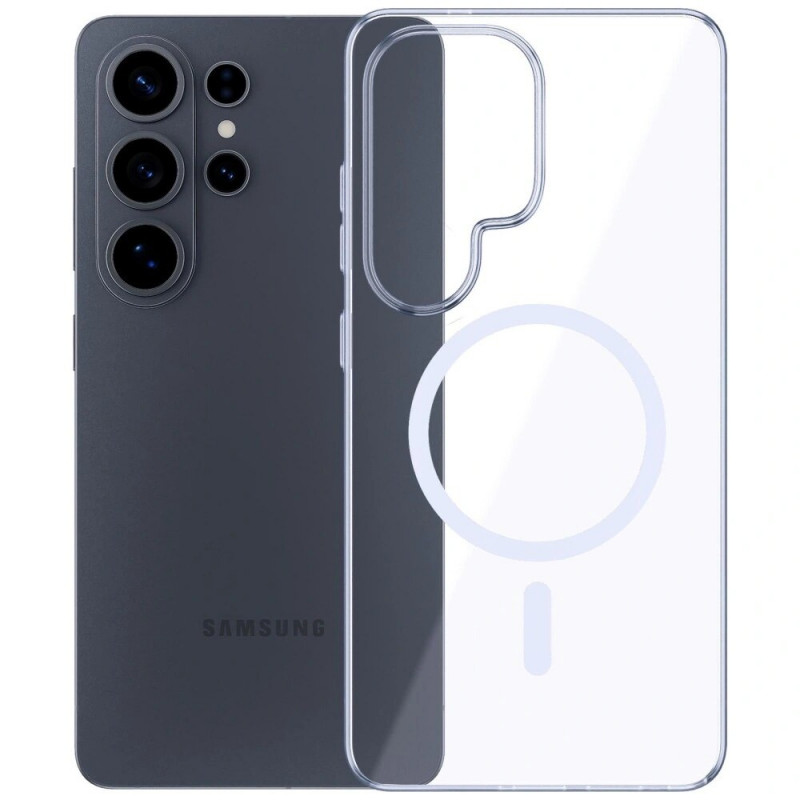 3mk Clear MagCase Samsung Galaxy S26 Ultra aizsargapvalks, caurspīdīgs