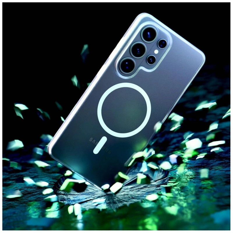 3mk Clear MagCase Samsung Galaxy S26 Ultra aizsargapvalks, caurspīdīgs