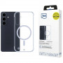 3mk Just20g MagCase Samsung Galaxy S26 aizsargapvalks, caurspīdīgs