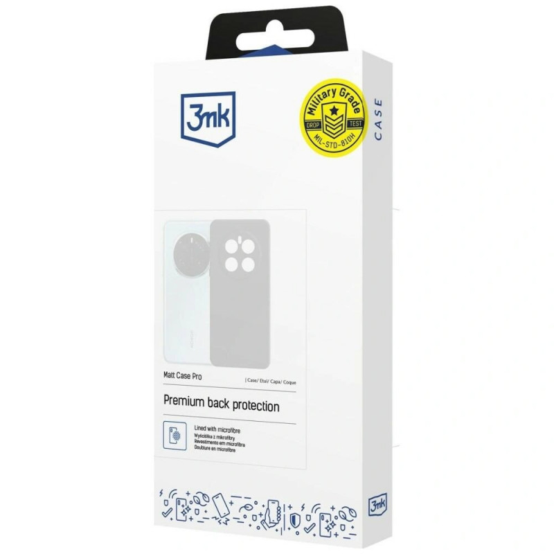 3mk Matt Case Pro Samsung Galaxy S26 Ultra aizsargapvalks, melns