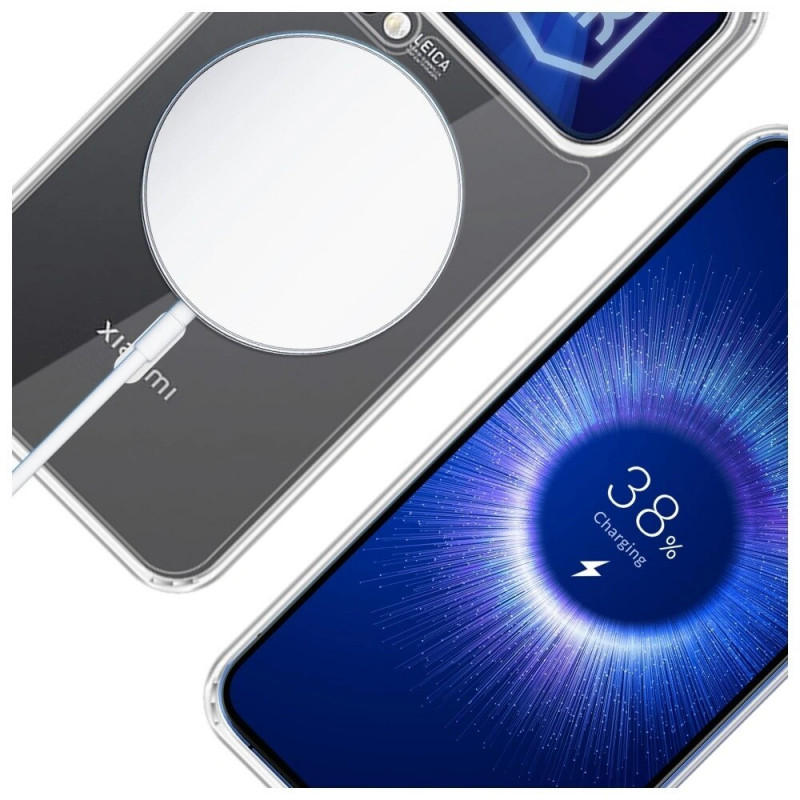 3MK Armor MagCase Xiaomi 17 Pro viedtālruņa maciņš, caurspīdīgs