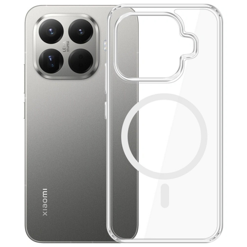 3MK Armor MagCase Xiaomi 15T Pro 5G viedtālruņa maciņš, caurspīdīgs