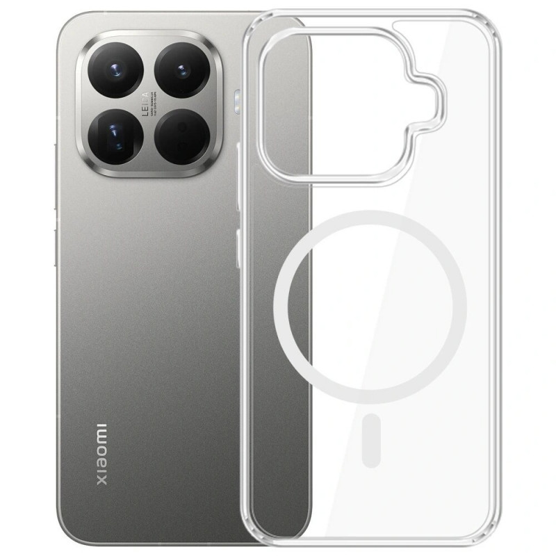 3MK Armor MagCase Xiaomi 15T Pro 5G viedtālruņa maciņš, caurspīdīgs