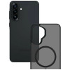 3MK Smoke MagCase Samsung Galaxy A37 viedtālruņa maciņš, dūmakaini melns