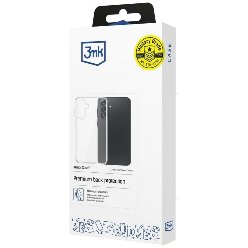 3MK Armor Case Samsung Galaxy A27 5G viedtālruņa maciņš, caurspīdīgs