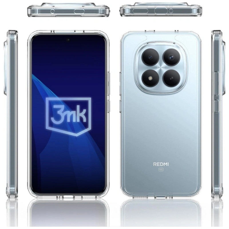 3MK Armor Case vāciņš Xiaomi Redmi Note 15 Pro 5G, caurspīdīgs