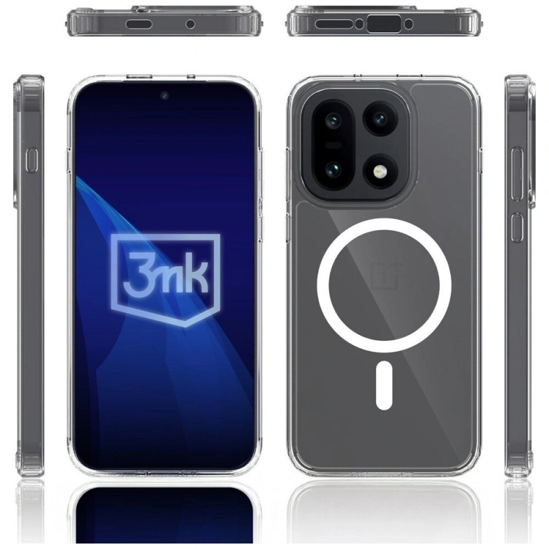 3MK Armor MagCase, paredzēts OnePlus 15 5G, caurspīdīgs
