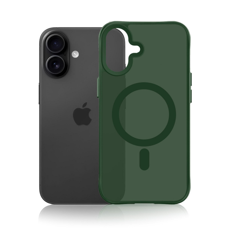 3MK Smoke MagCase Apple iPhone 16 Pro, zaļš