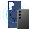 3MK Smoke MagCase Samsung Galaxy S24, zils
