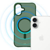 3MK Smoke MagCase Apple iPhone 16 vākam, zaļš