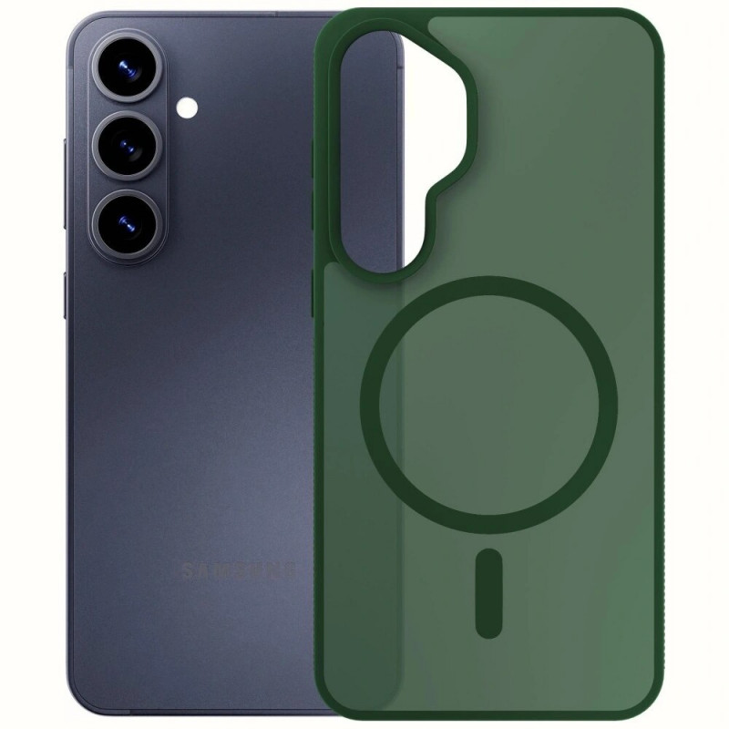 3MK Smoke MagCase Samsung Galaxy S26+ vāciņš, zaļš