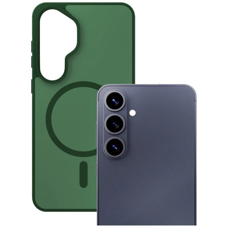 3MK Smoke MagCase Samsung Galaxy S26+ vāciņš, zaļš